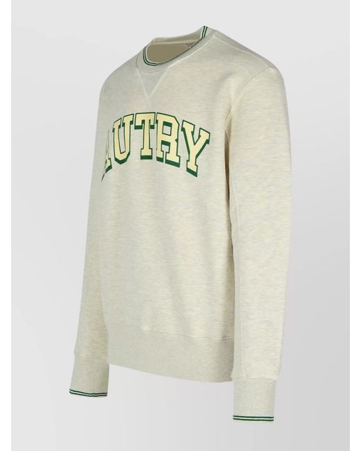 Autry Gray Cotton Blend Sweatshirt for men