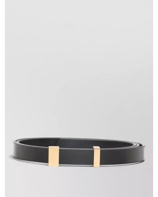 Lardini Gray Leather Belt for men