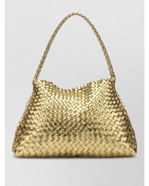 Dragon Diffusion Metallic Na Na Leather Shoulder Bag