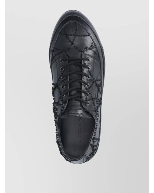 Kiko Kostadinov Blue Low Sneakers Eyelet Detailing Flat Sole for men