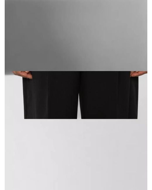 Thelatest Black Axel High Waist Pleated Wide Leg Trousers