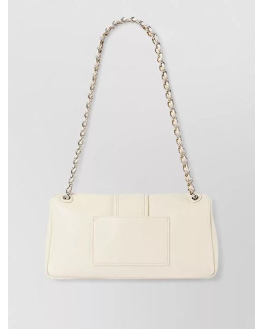 Jacquemus Natural Chain Strap Rectangular Shoulder Bag Clutch