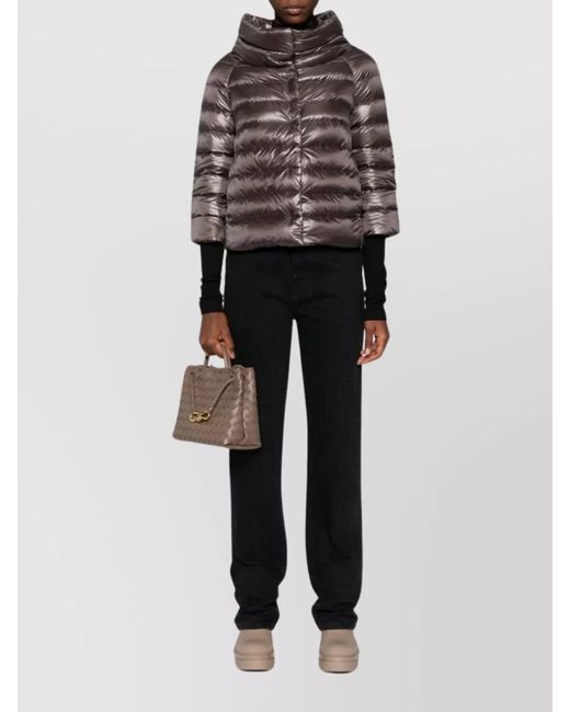 Herno Brown Sofia Short Down Jacket