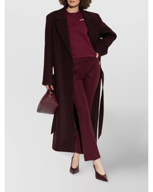 The Attico Multicolor Wool Single Breasted Coat