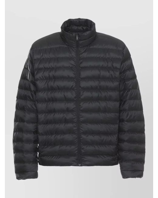 Canada Goose Black Quilted Down Jacket High Neck Zip Pockets for men