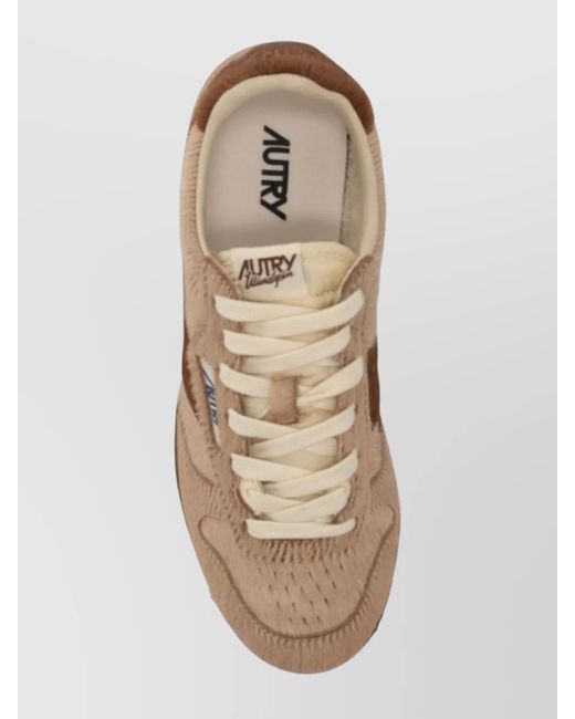 Autry Natural Leather Low-Top Sneakers
