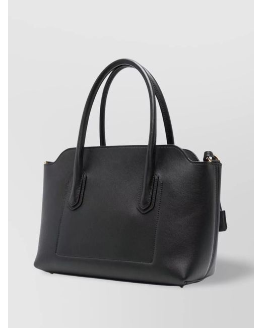 Tom Ford Black Nobile Medium Leather Tote Bag