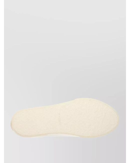 Jil Sander Natural Canvas High-Top Sneakers for men