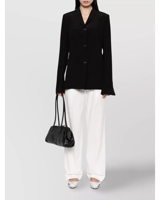 Totême Black Single-Breasted Blazer