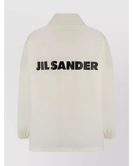 Jil Sander White Cotton Jacket