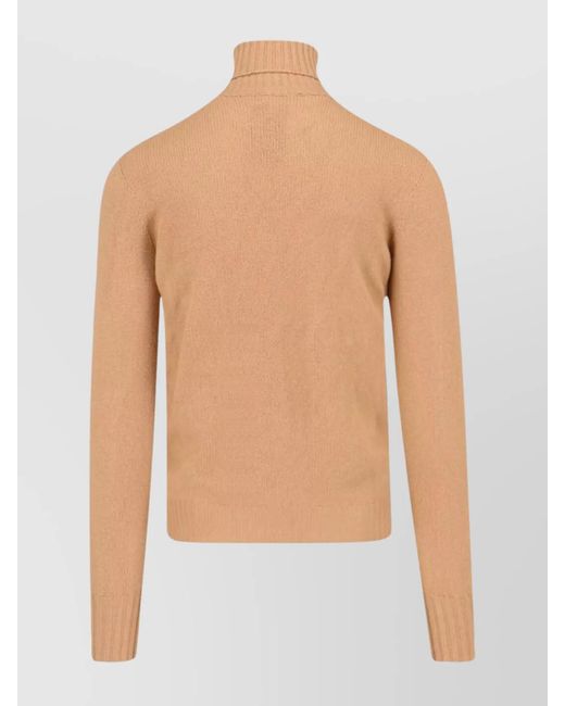 Drumohr Blue Cashmere Crewneck Jumper for men