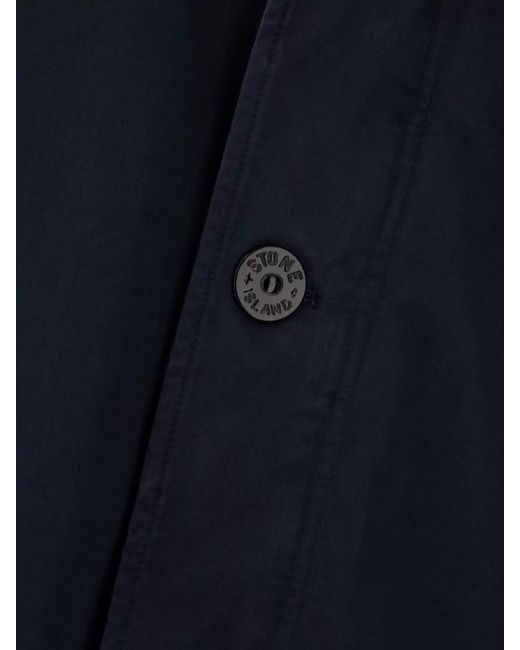 Stone Island Blue Cotton Jacket for men