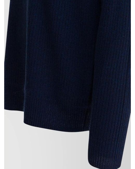 Alex Mill Blue Jordan Cashmere Sweater Crew Neck Long Sleeves for men