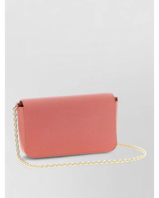 Furla Pink 1927 Mini Chain Shoulder Bag