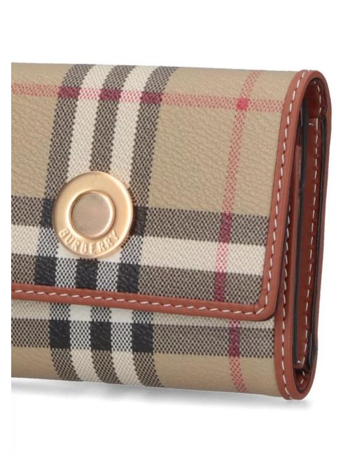 Burberry Natural Check Folding Wallet