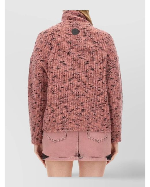 Moschino Pink Turtleneck Jumper