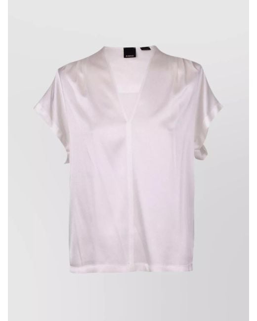 Pinko Pink Silk Blouse