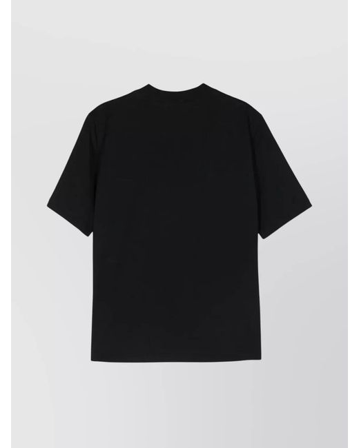 Filippa K Blue Mock Neck T-Shirt