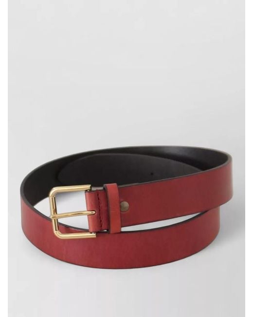 Dolce & Gabbana Black Leather Belt Logo Engraved Buckle