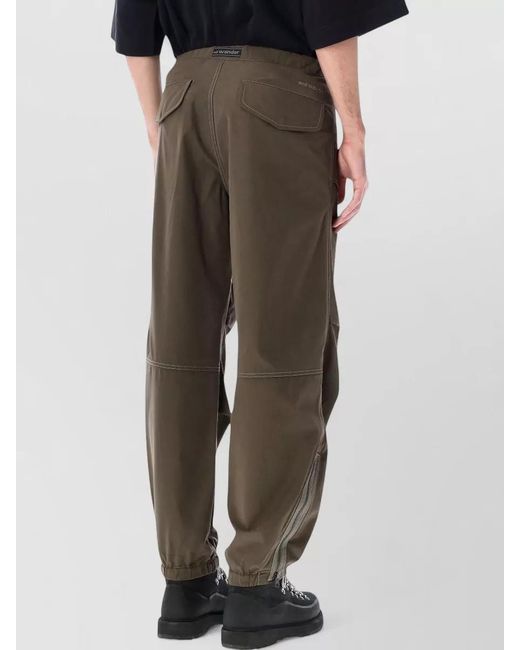 And Wander Multicolor High Count Technical Cloth Cargo Pants for men