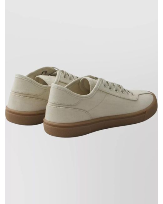 The Row White Canvas Sneakers