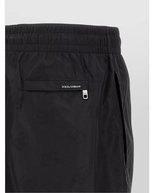 Dolce & Gabbana Black Swim Shorts for men