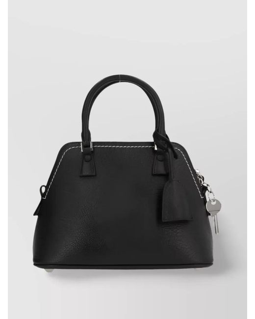 Maison Margiela Black 5Ac Mini Leather Shoulder Bag