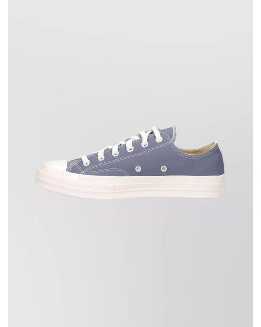 COMME DES GARÇONS PLAY Blue Low-Top Sneakers