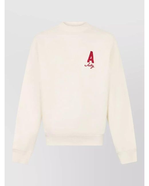 Autry Natural Cotton Sweatshirt Logo Print Crewneck for men
