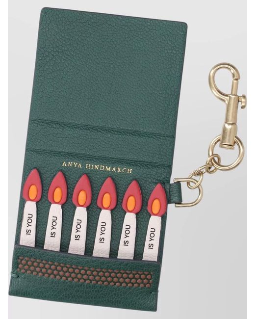 Anya Hindmarch Multicolor Leather Key Case