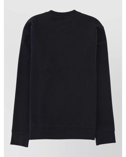 Boss Black Logo Sweatshirt Ribbed Cuffs Hem Detail for men