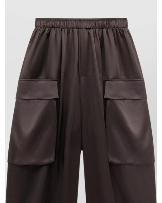 Frankie Shop Brown Elasticated Cargo Pants