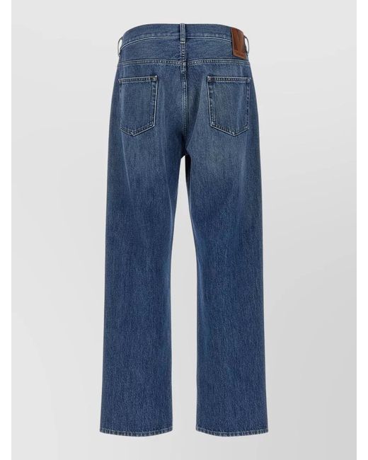 Valentino Garavani Blue Denim Regular-Fit Straight-Leg Jeans for men