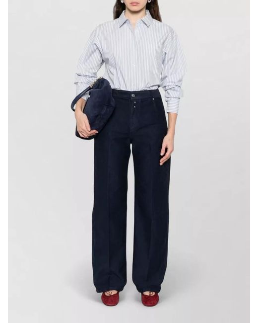 Woolrich White Striped Cotton Shirt
