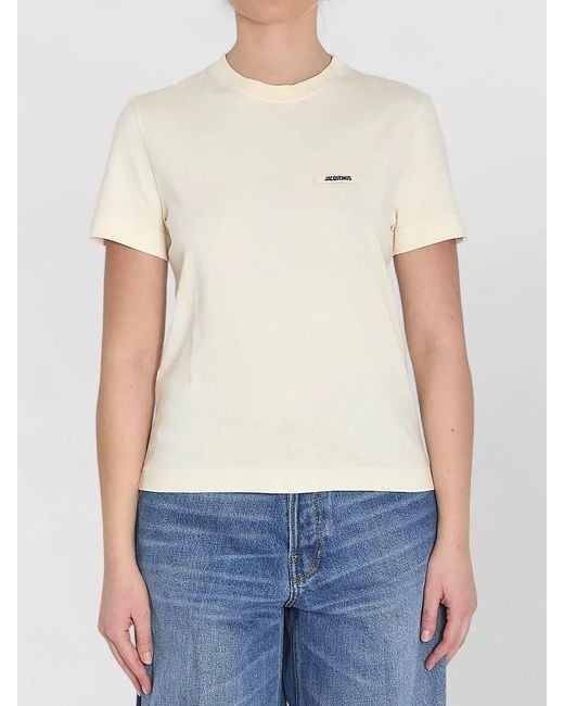 Jacquemus Blue Cotton T-Shirt