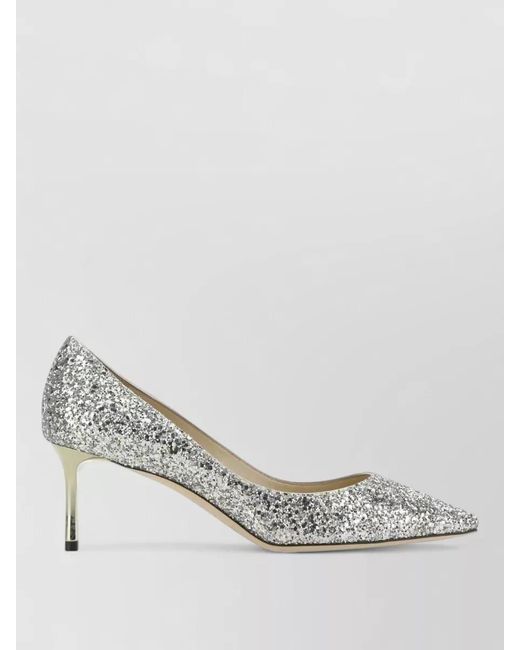 Jimmy Choo Multicolor Romy 60 Pumps Glitter Pointed Stiletto