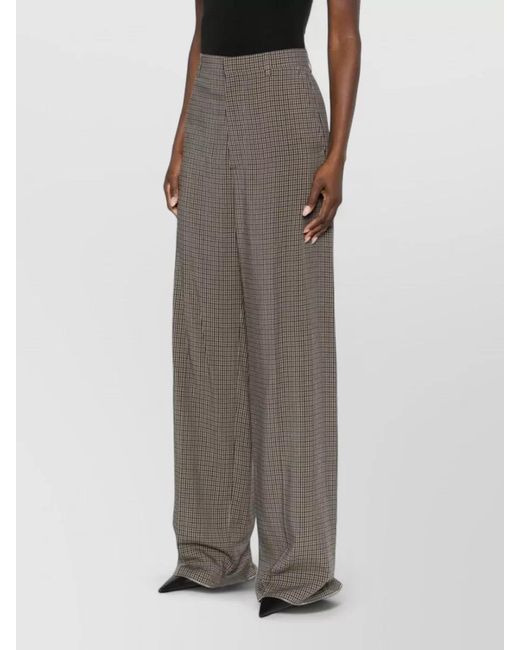 Balenciaga Gray Wide Trousers
