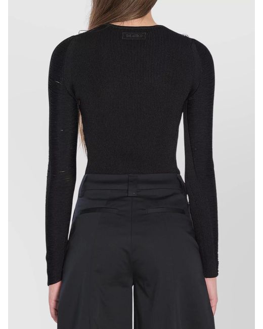 The Attico Black Sweater Viscose