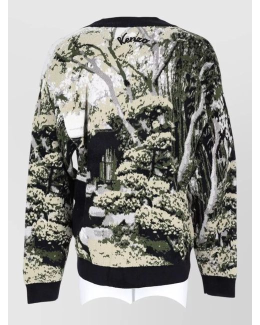 KENZO Black Cardigan for men
