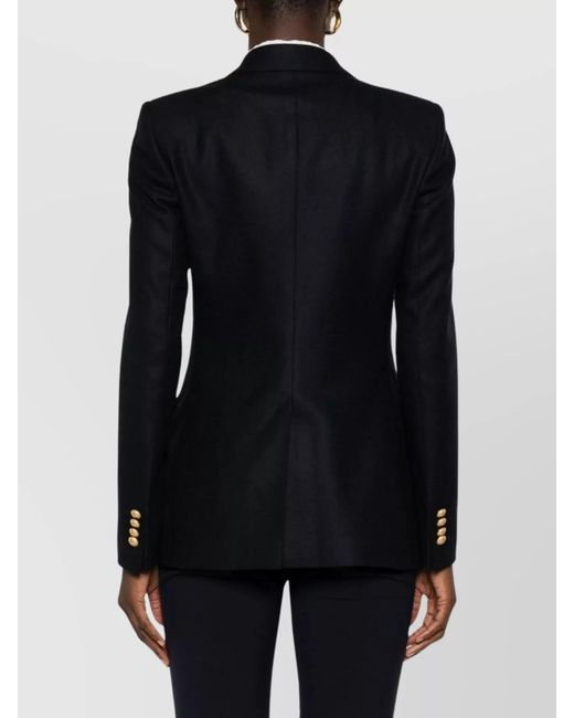 Tagliatore Blue Wool Cashmere Double-Breasted Blazer