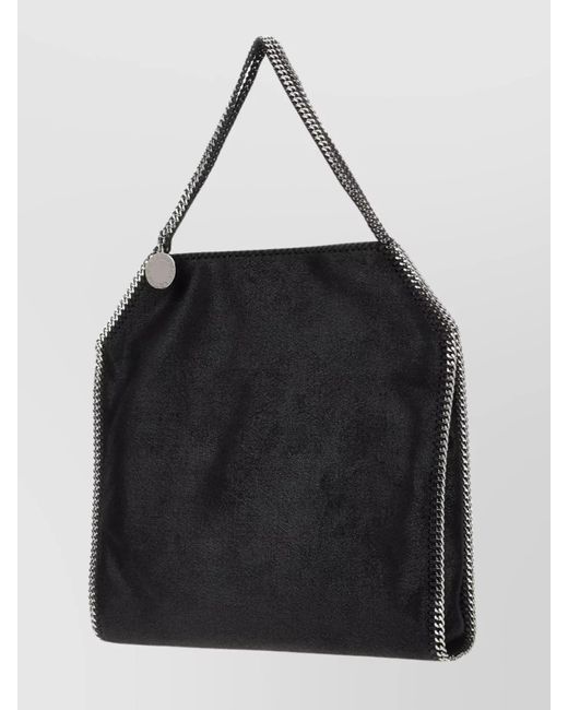 Stella McCartney Black Falabella Large Shoulder Bag