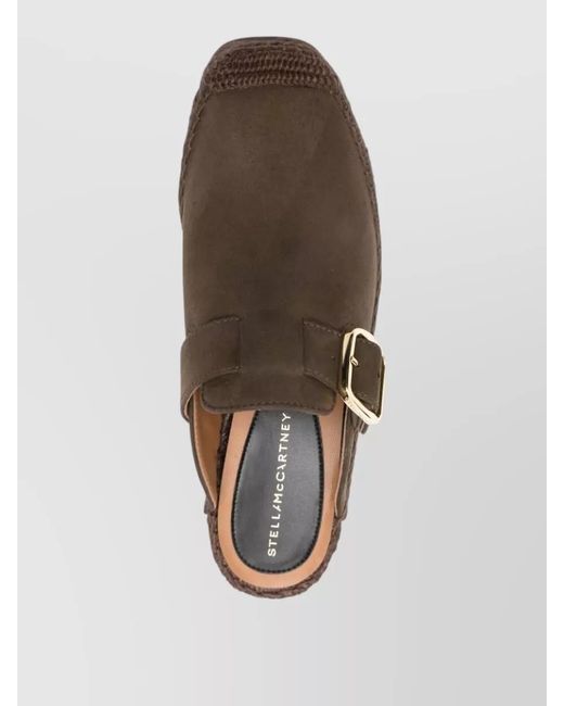 Stella McCartney Brown Suede Clogs