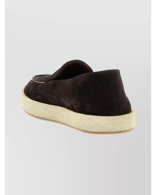Marsèll Black Leather Loafers for men