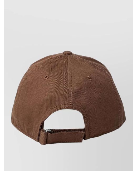 Moncler Brown Cotton Baseball Cap