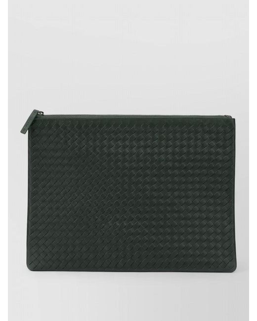 Dragon Diffusion Green Leather Clutch Bag