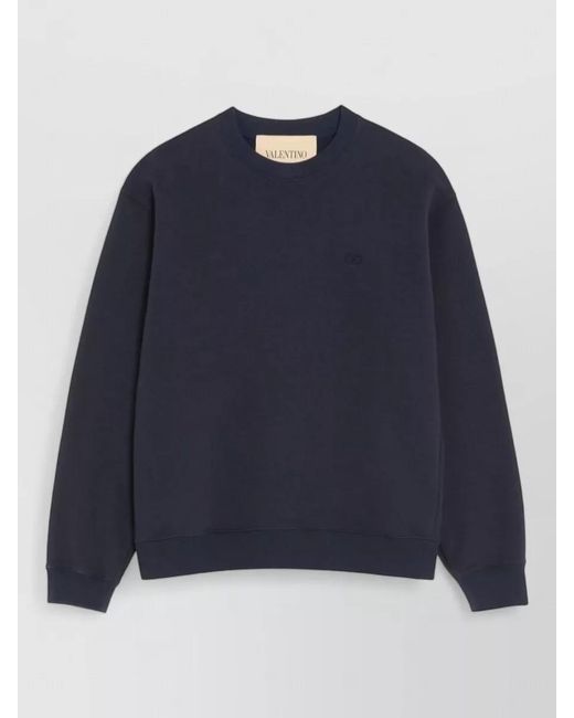 Valentino Garavani Blue Crewneck T-Shirt for men