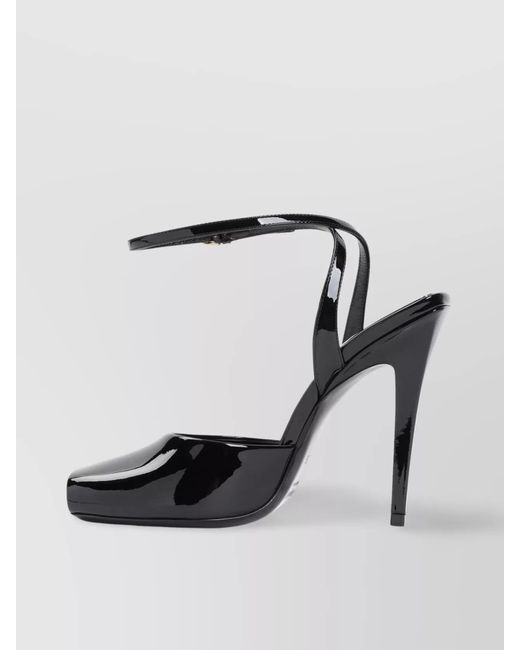 Saint Laurent Black The Scandale 110 Sandals