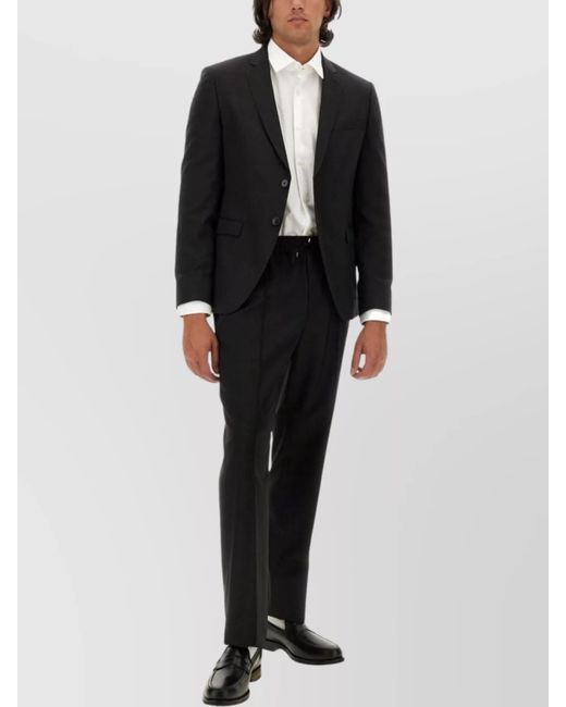 Boss Black Tailored Jacket With Flap Pockets for men