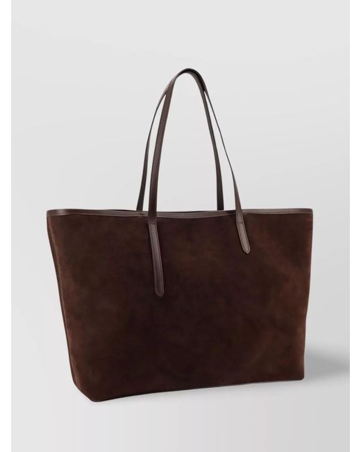 Atp Atelier Brown Suede Leather Shoulder Bag