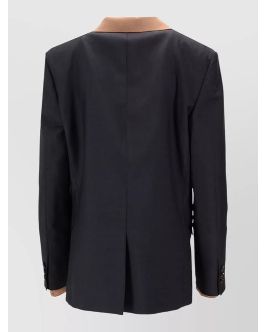 Miu Miu Blue Oversized Blazer